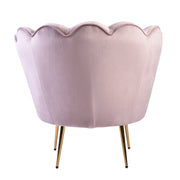 Isabella Channel Tufted Vanity Armchair
