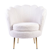 Isabella Channel Tufted Vanity Armchair