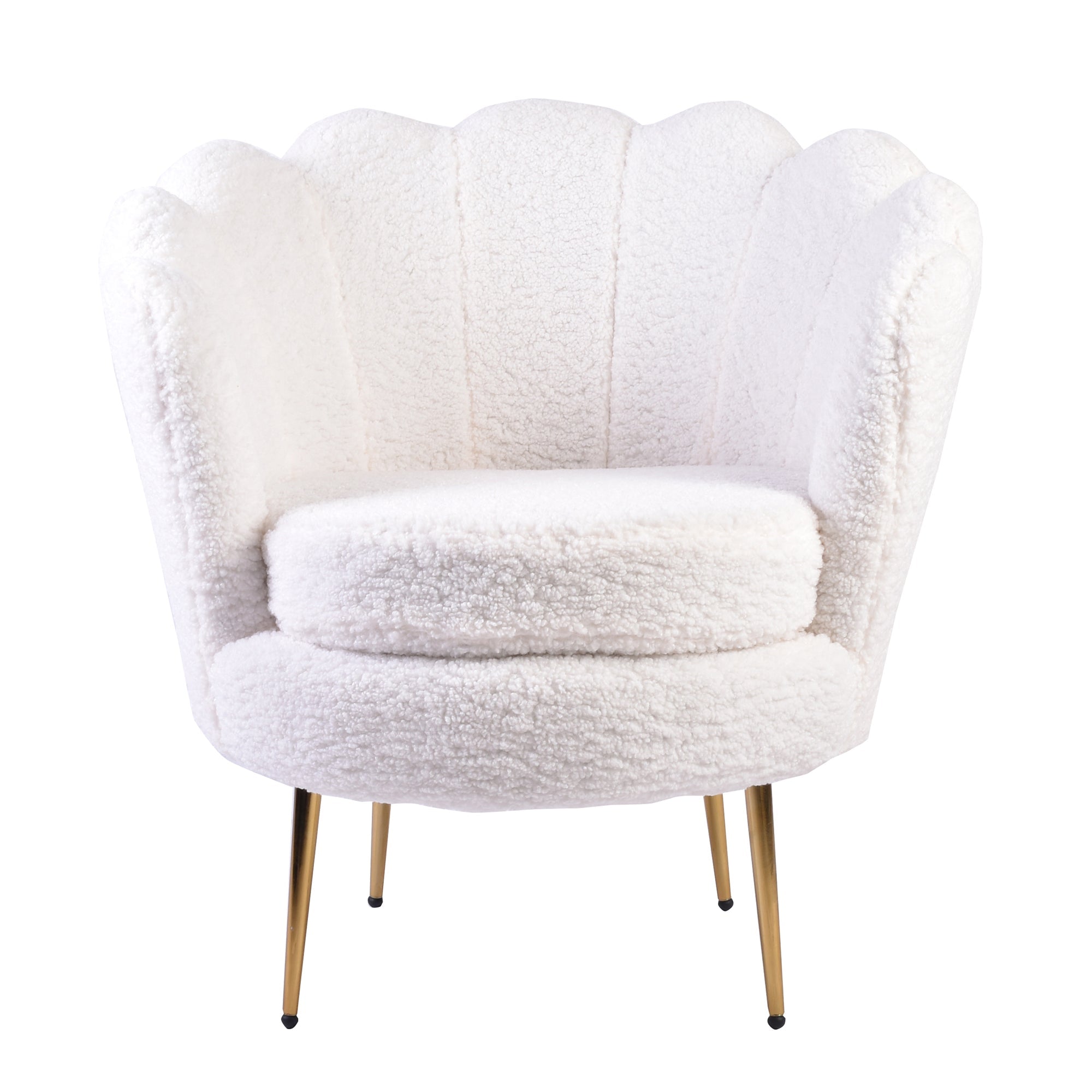 Isabella Channel Tufted Vanity Armchair