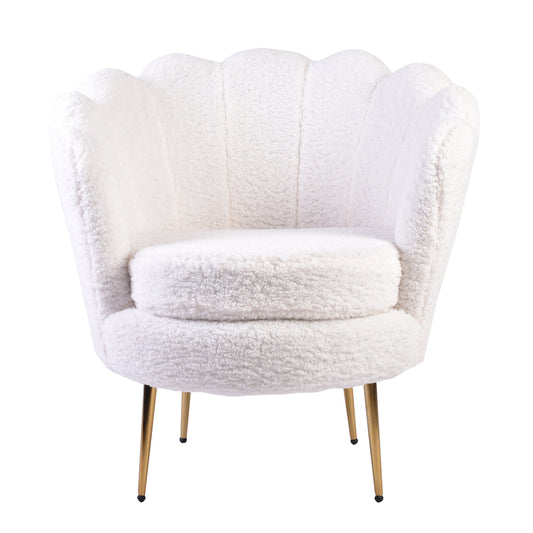 Isabella Channel Tufted Vanity Armchair