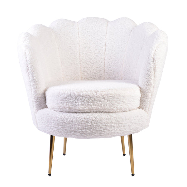 Isabella Channel Tufted Vanity Armchair