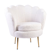 Isabella Channel Tufted Vanity Armchair