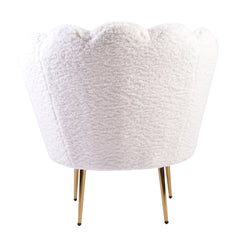 Isabella Channel Tufted Vanity Armchair