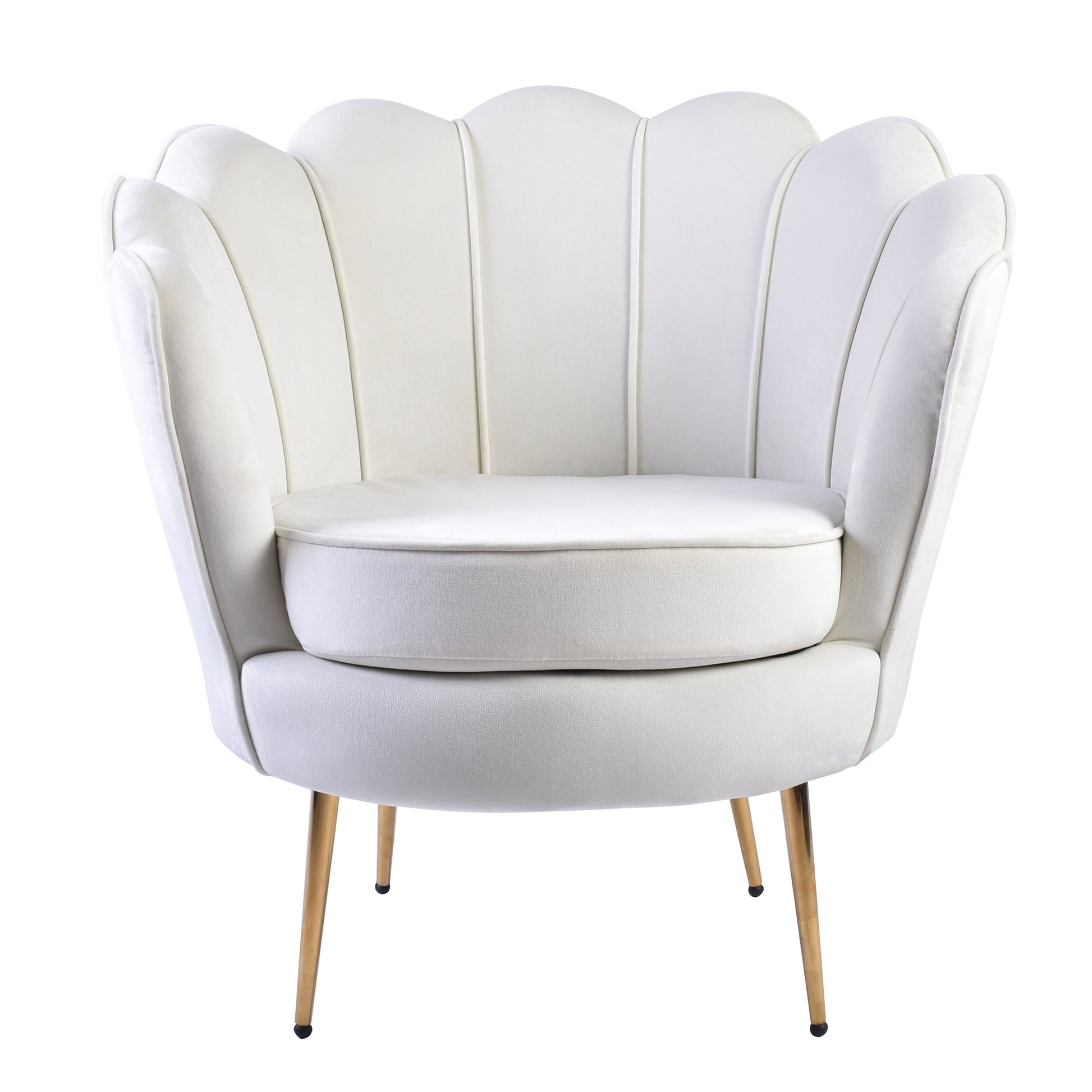 Isabella Channel Tufted Vanity Armchair