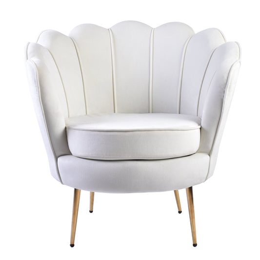 Isabella Channel Tufted Vanity Armchair