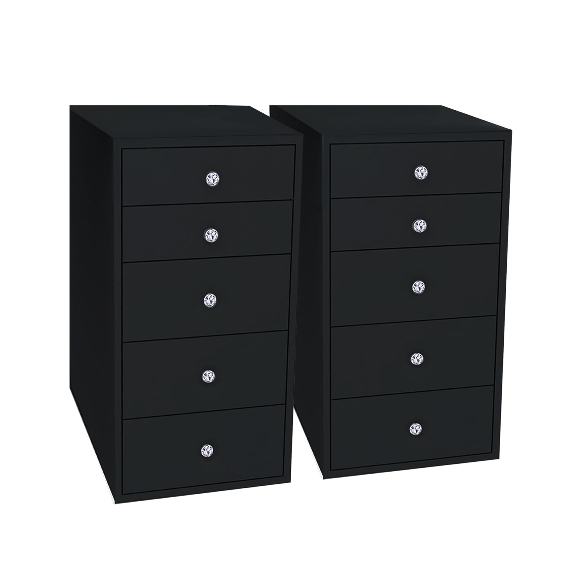 SlayStation® 5-Drawer Makeup Vanity Storage Unit (Pair)