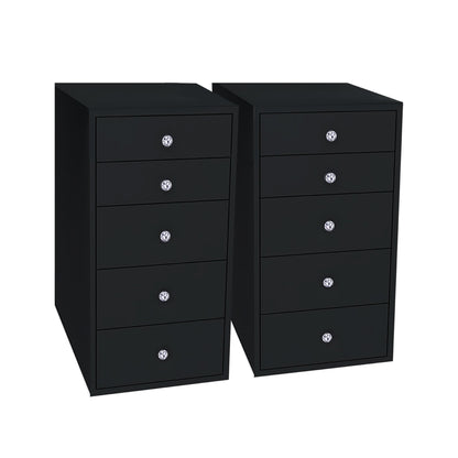 SlayStation® 5-Drawer Makeup Vanity Storage Unit (Pair)