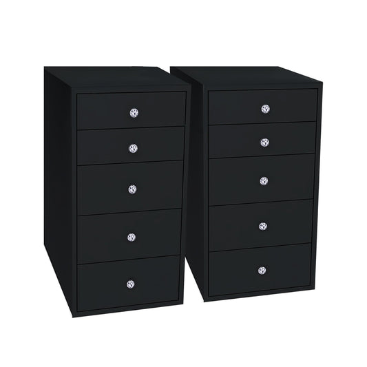 SlayStation® 5-Drawer Makeup Vanity Storage Unit (Pair)