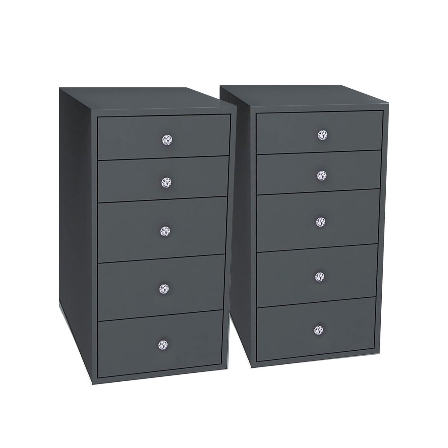 SlayStation® 5-Drawer Makeup Vanity Storage Unit (Pair)