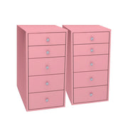 SlayStation® 5-Drawer Makeup Vanity Storage Unit (Pair)