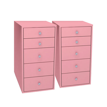 SlayStation® 5-Drawer Makeup Vanity Storage Unit (Pair)