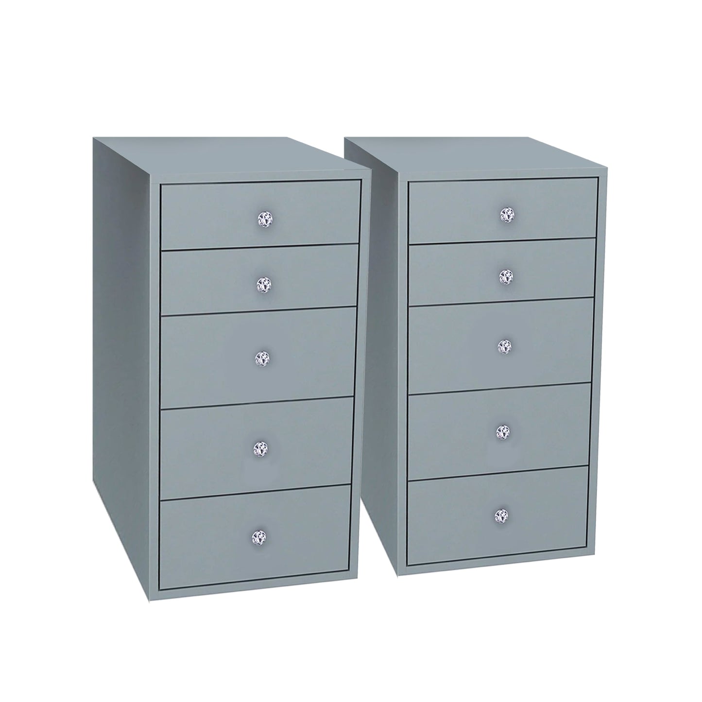 SlayStation® 5-Drawer Makeup Vanity Storage Unit (Pair)