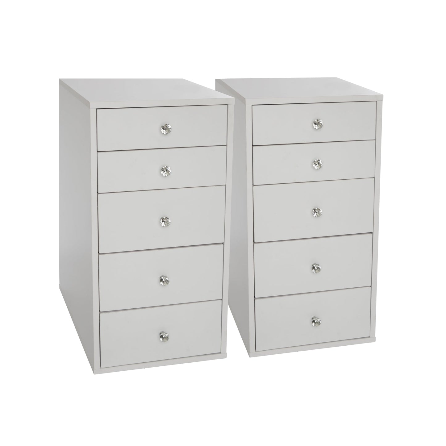 SlayStation® 5-Drawer Makeup Vanity Storage Unit (Pair)