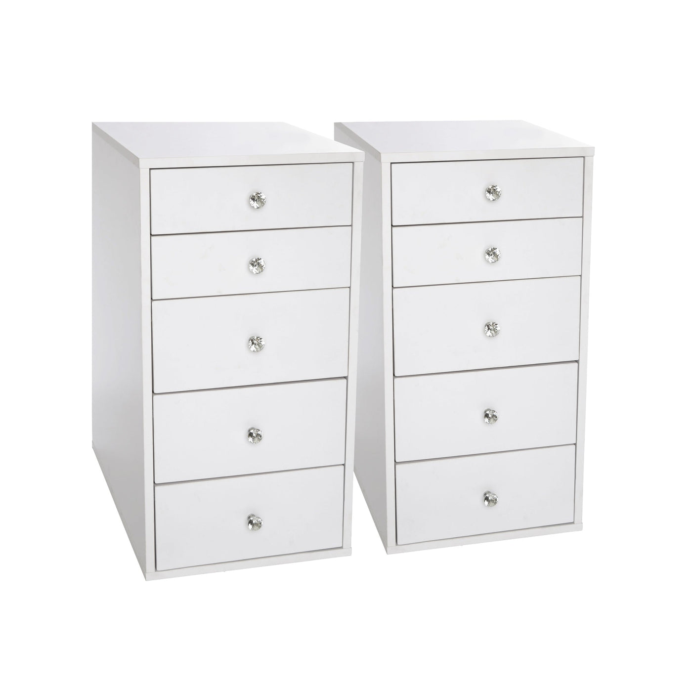 SlayStation® 5-Drawer Makeup Vanity Storage Unit (Pair)