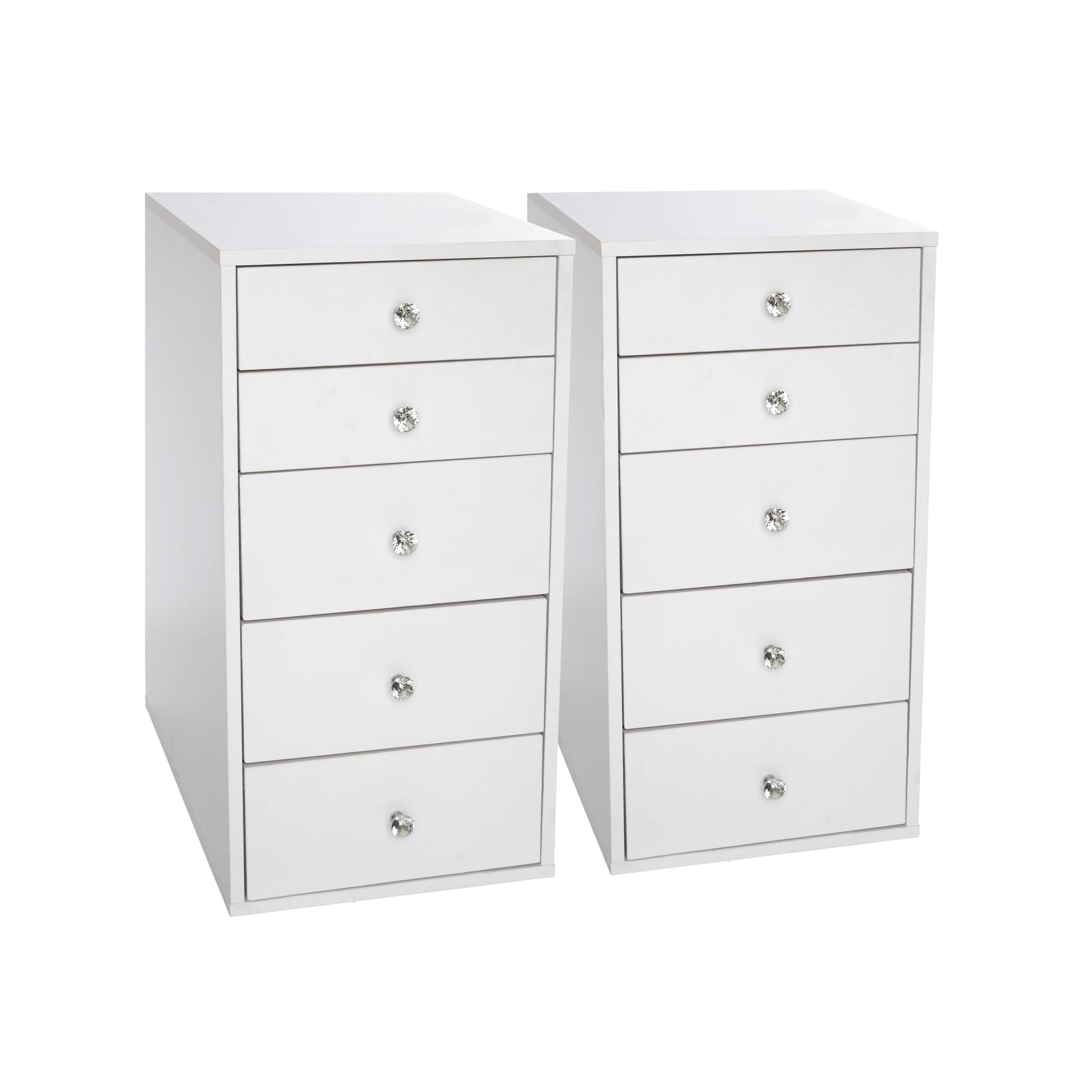 SlayStation® 5-Drawer Makeup Vanity Storage Unit (Pair)