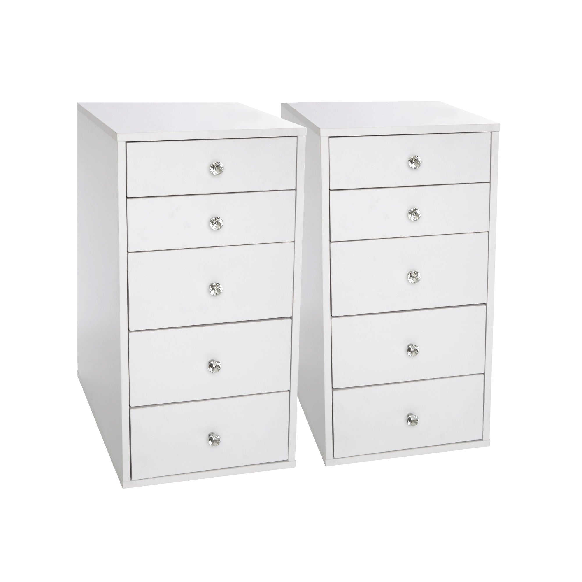 SlayStation® 5-Drawer Makeup Vanity Storage Unit (Pair)