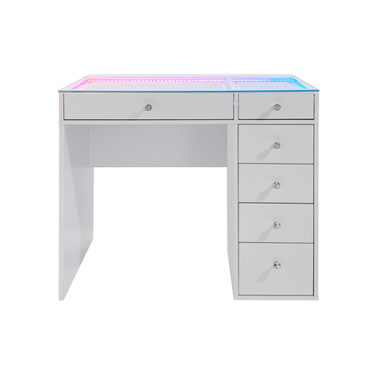 SlayStation Lumina Mini 2.0 Vanity Table w/ RGB Light