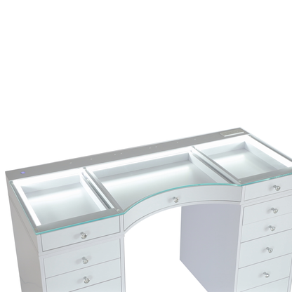 SlayStation® Concave Pro 2.0 Vanity Table w/ LED Light