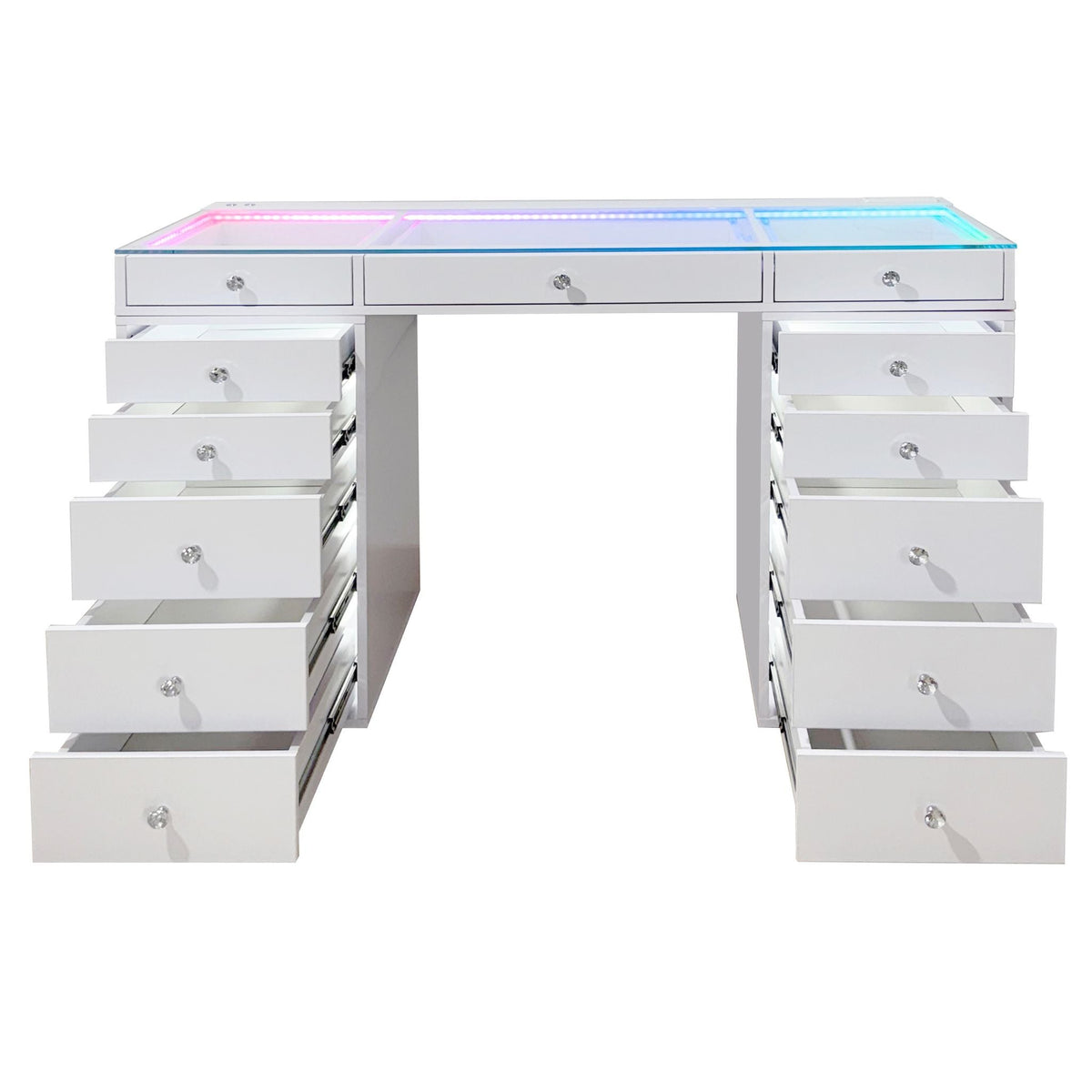 SlayStation® Lumina Plus 2.0 Vanity Table w/ RGB Light