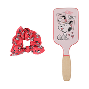 Peanuts‚Ñ¢ Snoopy ‚ÄúSmooch Pooch‚Äù Hair Brush + Scrunchie Set