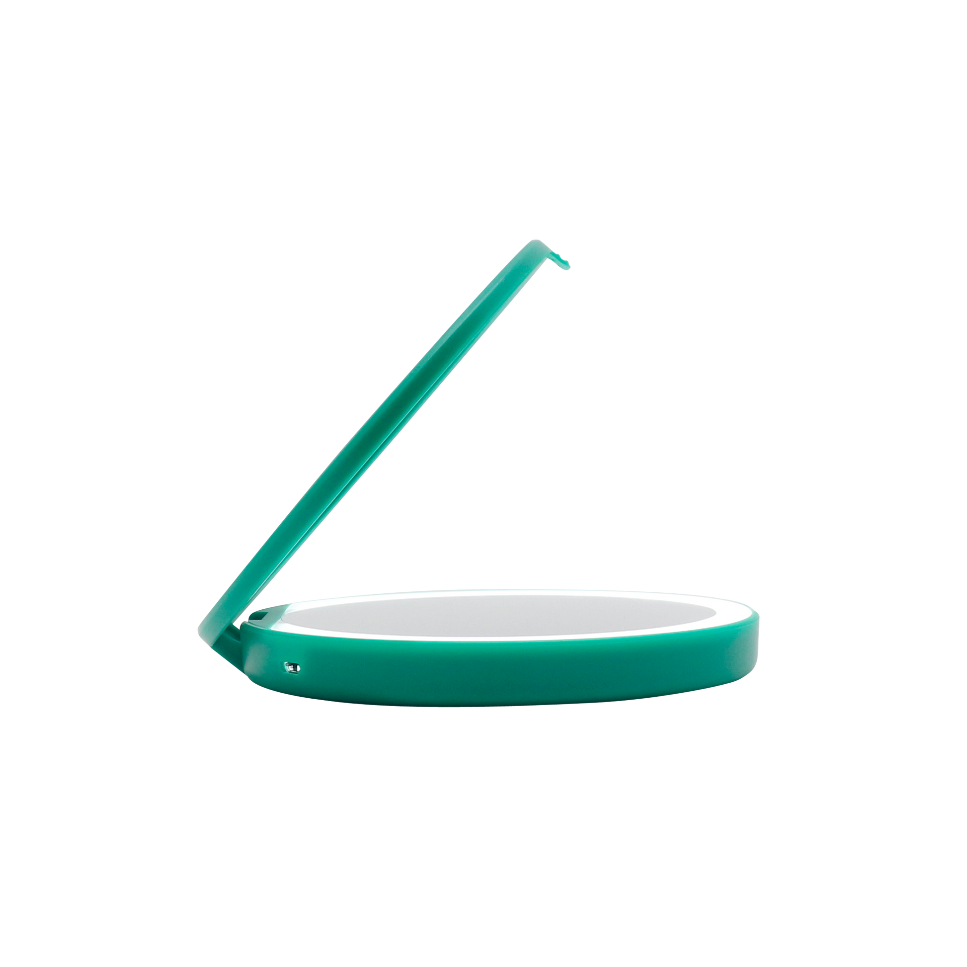 Ariel Compact Mirror with Wireless Power Bank Charging Base