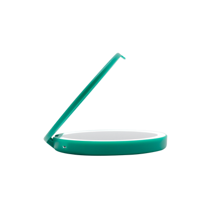 Ariel Compact Mirror with Wireless Power Bank Charging Base