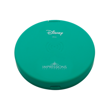 Ariel Compact Mirror with Wireless Power Bank Charging Base