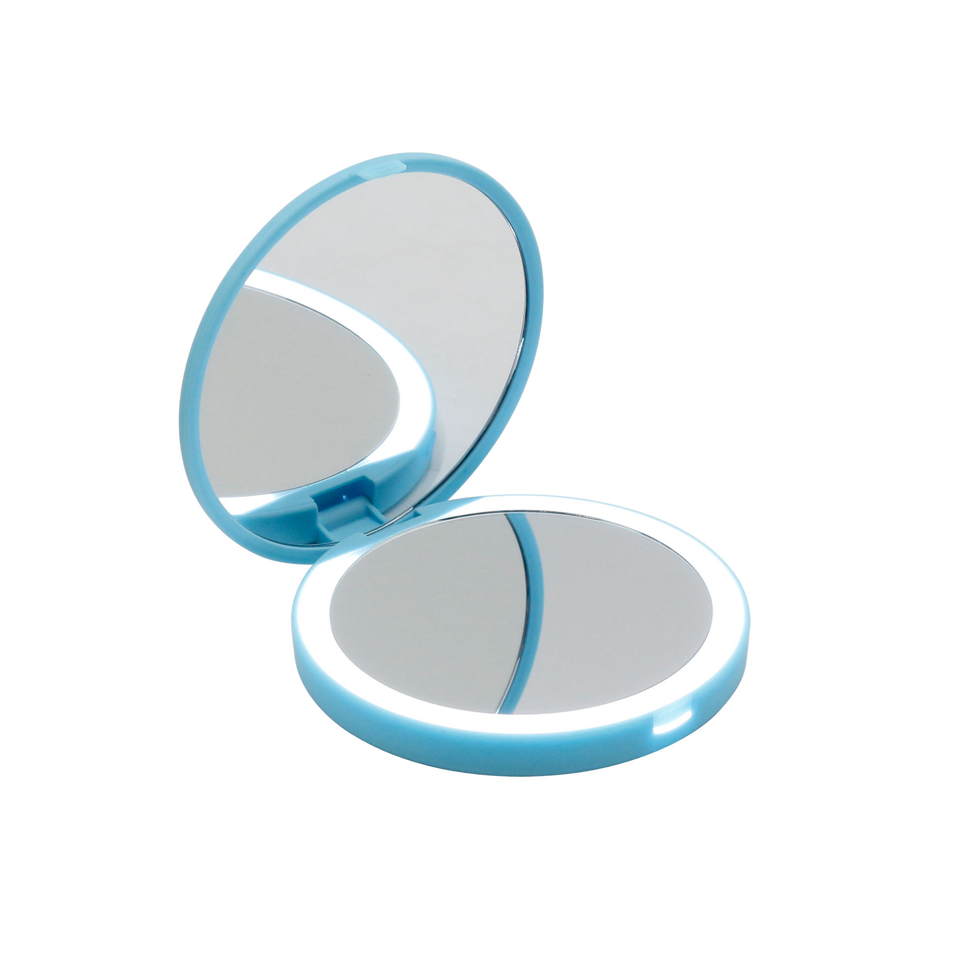 Cinderella Compact Mirror with Wireless Power Bank Charging Base