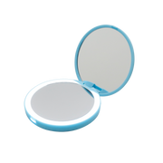 Cinderella Compact Mirror with Wireless Power Bank Charging Base