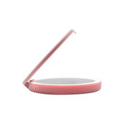 Aurora Compact Mirror with Wireless Power Bank Charging Base