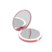Aurora Compact Mirror with Wireless Power Bank Charging Base