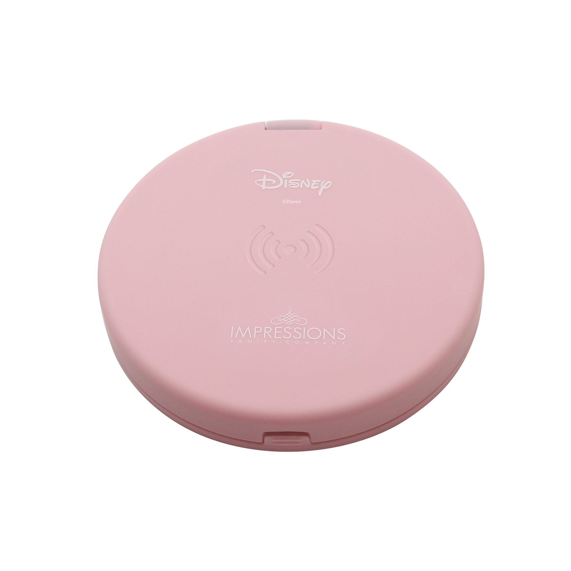 Aurora Compact Mirror with Wireless Power Bank Charging Base