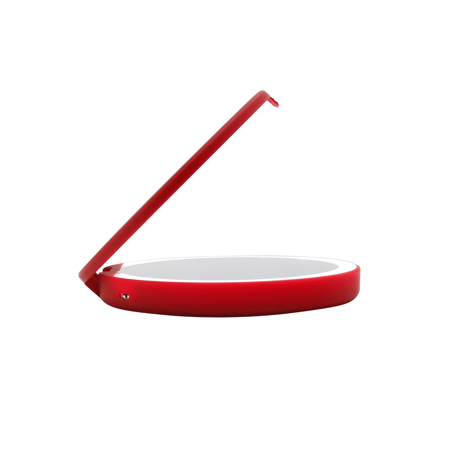 Snow White Compact Mirror with Wireless Power Bank Charging Base