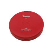 Snow White Compact Mirror with Wireless Power Bank Charging Base