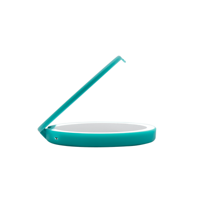 Jasmine Compact Mirror with Wireless Power Bank Charging Base