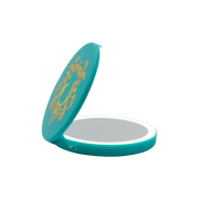 Jasmine Compact Mirror with Wireless Power Bank Charging Base