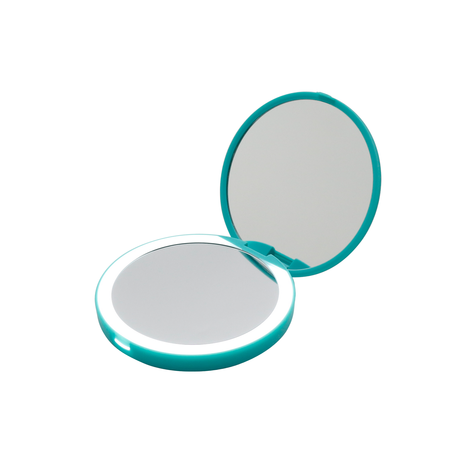 Jasmine Compact Mirror with Wireless Power Bank Charging Base