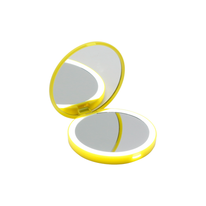 Belle Compact Mirror with Wireless Power Bank Charging Base