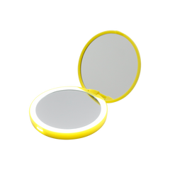 Belle Compact Mirror with Wireless Power Bank Charging Base
