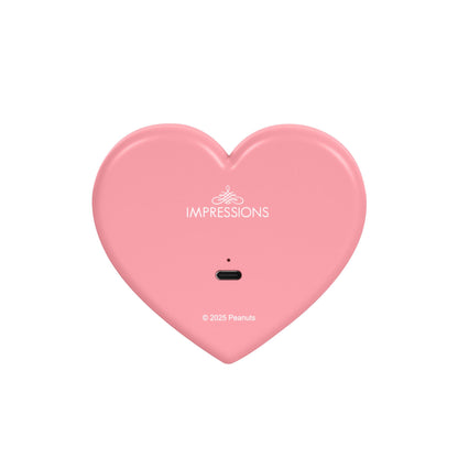 Peanuts™ Snoopy Swivel Heart Bow LED Compact Mirror
