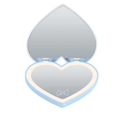 Peanuts™ Snoopy Heart Bow LED Compact Mirror