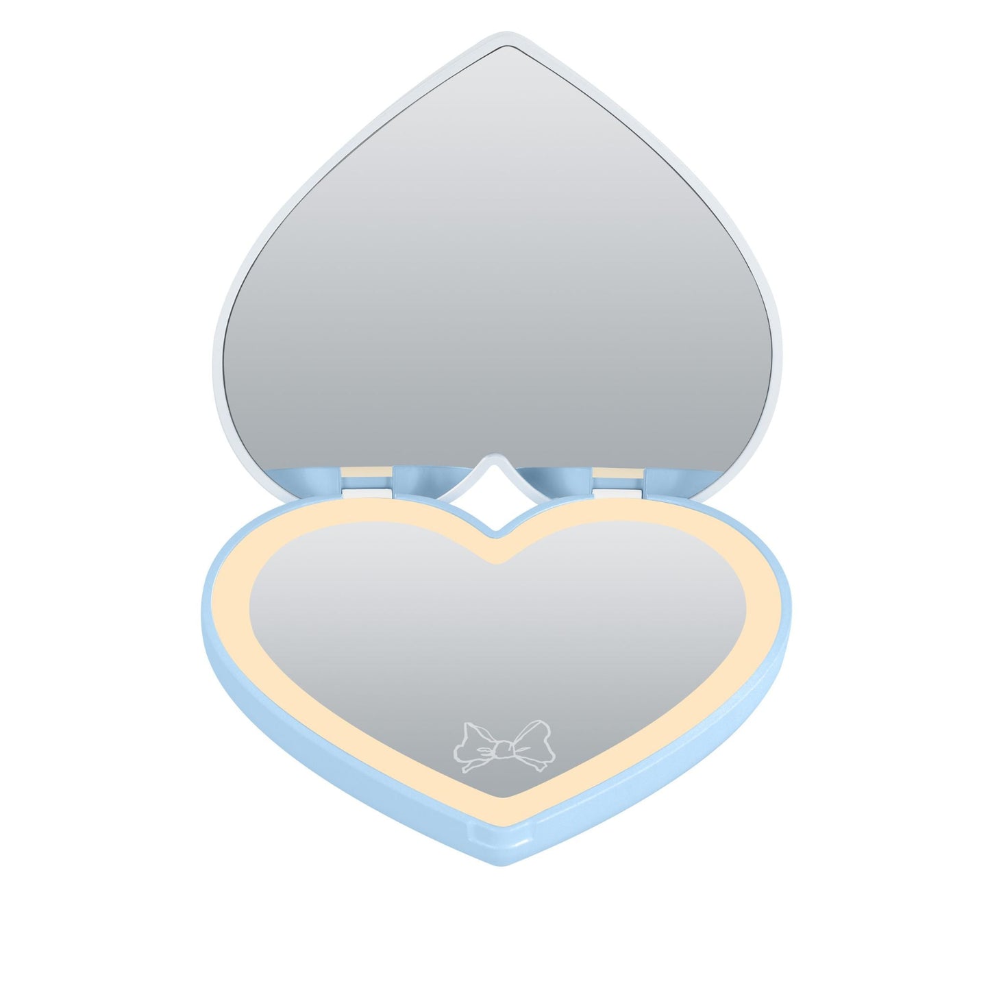 Peanuts™ Snoopy Heart Bow LED Compact Mirror
