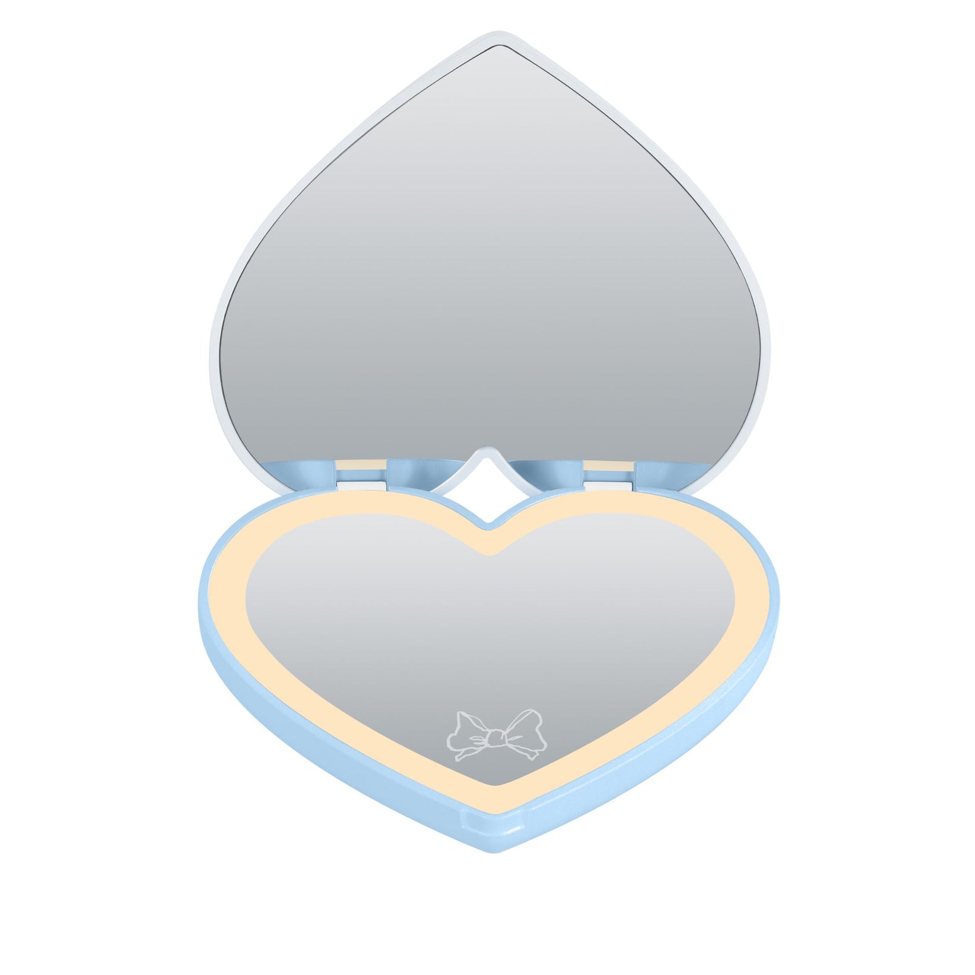 Peanuts™ Snoopy Heart Bow LED Compact Mirror