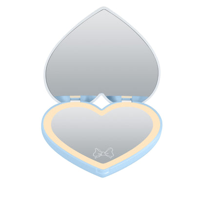 Peanuts™ Snoopy Heart Bow LED Compact Mirror