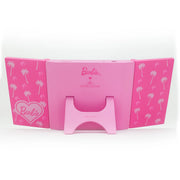 Espejo de maquillaje LED mini plegable de tres pliegues Barbie™