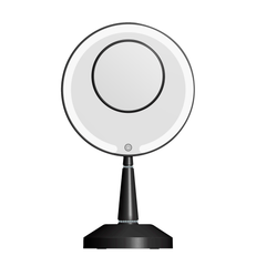 Bijou 2.0 LED Handheld Mirror w/ 5x Magnified Mirror