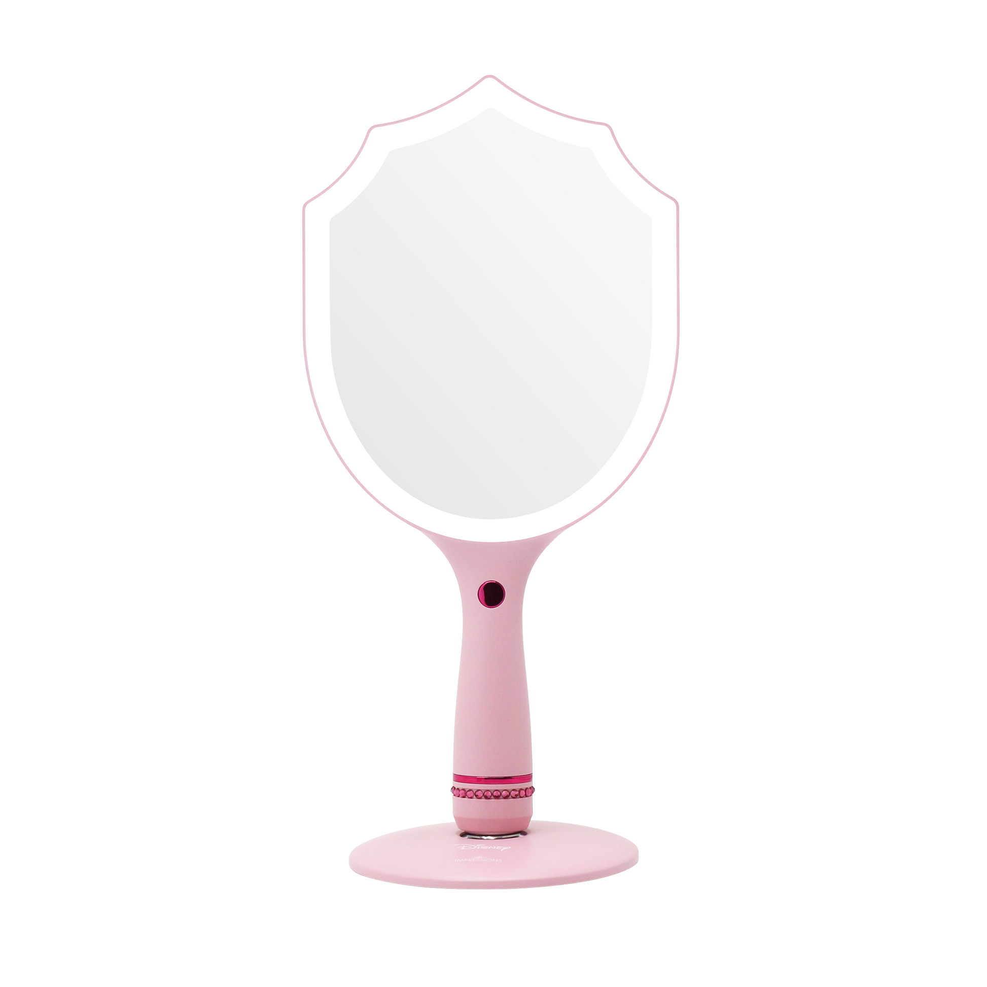 Aurora LED Handheld Makeup Mirror With Standing Base