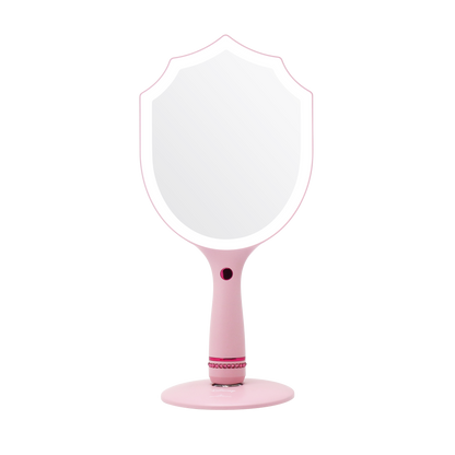Aurora LED Handheld Makeup Mirror With Standing Base