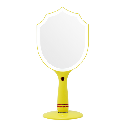 Belle LED Handheld Makeup Mirror With Standing Base