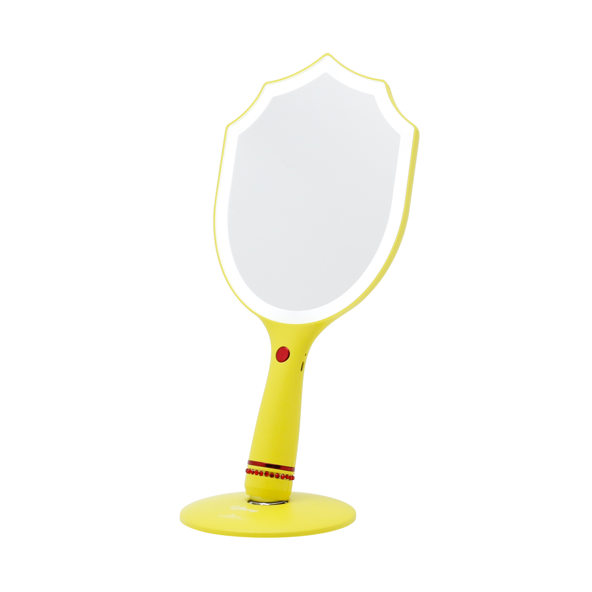 Belle LED Handheld Makeup Mirror With Standing Base
